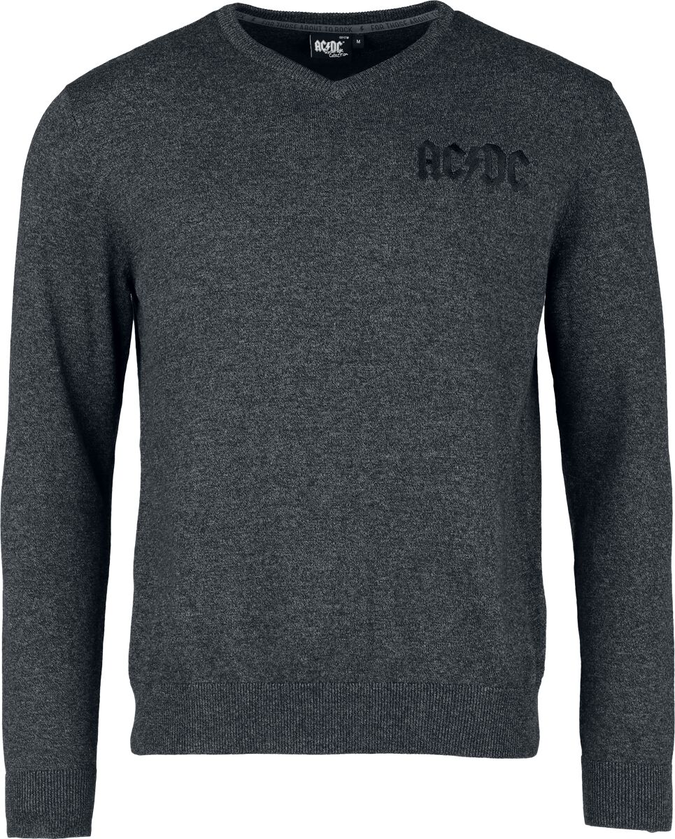 AC/DC  Knit jumper - EMP Signature Collection - for Men - black-grey - EMP Exclusive!